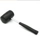 thumbnail image 2 of Mazo de goma negro, mazo de goma suave, tubo de acero inoxidable antideslizante, mango de goma, agarre de goma, herramienta manual para todos los trabajos Sincero Electrónica, 2 of 5