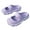 Purple, variant on Womens Summer Slides Sandals Soft Platform Clogs Mules Comfortable Closed Toe Slip On Walking Shoes Indoor Outdoor Water Beach Dress Slippers