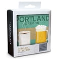 thumbnail image 2 of Portland, Oregon, Coffee in the AM, Beer in the PM (Absorbent Ceramic Coasters Set of 4 Matching Images, Cork Back, Kitchen Table Decor), 2 of 3