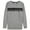 Grey - gray, variant on Kensie Womens Pleather Trim Sweatshirt, Grey, X-Small