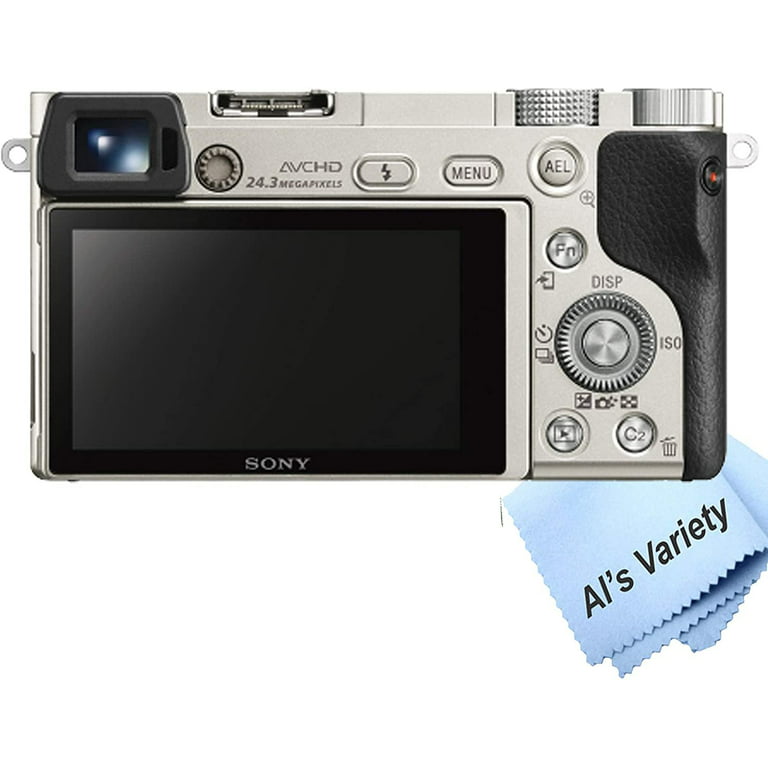 Sony Alpha a6000 Silver Mirrorless Digital Camera with 16-50mm ...