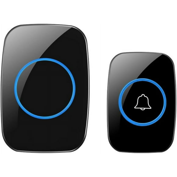 Wireless Doorbell Waterproof Battery Operated Door Bell Ringer Colorful Led Flashing-AU