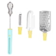 thumbnail image 1 of Juego de utensilios de cocina de 4 Uds., batidor de huevos, cuchillo de excavación, rallador, utensilios de cocina multifuncionales de acero inoxidable, 1 of 8