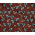 thumbnail image 4 of oneOone Tissu Flex en Coton Tissu Imprimé à Blocs Triangulaires 1 Yard 40 Pouces de Large, 4 of 4