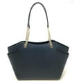 thumbnail image 7 of Michael Kors Jet Set Travel Large Top Zip Chain Tote Black Saffiano Leather, 7 of 7