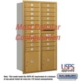 thumbnail image 4 of Salsbury Industries 4C Horizontal Mailbox Maximum Height Unit Double Column 20 Doors and 2 Parcel Lockers Rear Loading USPS Access, 4 of 4