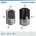 thumbnail image 3 of Cerradura inteligente Schlage WiFi Deadbolt con llave de inicio de Apple, 3 of 5