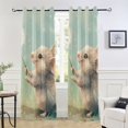 thumbnail image 5 of Cute Mouse Dandelion Blackout Curtain Panels Drapes Privacy Assured with Light Filtering Curtains for Living room Bedroom Bathroom Window, 5 of 6