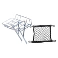 thumbnail image 2 of Almencla Bicycle Front Cargo Rack Accessories Easy Installation Sturdy Aluminum Alloy Silver Short Version, 2 of 7