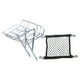 thumbnail image 2 of Portaequipajes delantero para bicicleta, de aleación de aluminio, fácil de instalar, cesta portabicicletas grande Versión corta plateada, 2 of 7