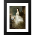 thumbnail image 2 of After Franz Xaver Winterhalter 14x18 Black Modern Framed Museum Art Print Titled - Empress Elisabeth, 2 of 5
