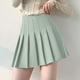 thumbnail image 3 of Gibobby Plisado Mini Falda De Las Falda plisada sólida para mujer y niña, falda básica, falda de diseño Aline(Verde， M), 3 of 4