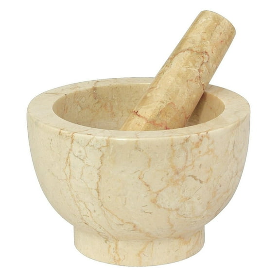 Cilio Prosecco Marble Mortar & Pestle, 2-Inch Height