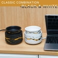 thumbnail image 2 of PALANCHY Wax Melt Warmer Ceramic 3-in-1 Oil Burner Electric Candle Wax Warmer Burner Melter Fragrance Warmer for Scented Waxs Home Office Bedroom Aromatherapy Gift& Décor (White& Black(2 Pack)), 2 of 6
