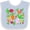 Blue and White, variant on Inktastic Root Vegetable Party- Carrots, Beets, Radish, Turnip Boys or Girls Baby Bib