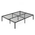 Yoneston 16 Inch Full Metal Platform Bed Frame Reinforce Heavy Duty No Box Spring Mattress
