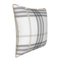 thumbnail image 2 of ZNDUO Grey Checkered Lines Pattern Throw Pillows for Couch-Indoor Decorative Pillows,20"x20", 2 of 8