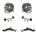 thumbnail image 1 of Transit Auto Front Wheel Bearing Suspension Lower Control Arm with Ball Joint and Sway Bar Stabilizer Link Kit (6Pc) for Car 2009-2013 Mazda 6 2.5L - Left Right Side (Driver Passenger) K7T-108450, 1 of 10