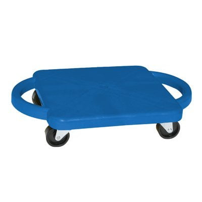 Fun and Function Plastic Scooter Board with Handles 12, Blue