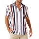 thumbnail image 2 of Hawaiian Shirt For Men, Men's Vintage Button Down Bowling Shirts Short Sleeve Summer Beach Shirt3XL, 2 of 5