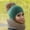 Green, variant on Women Winter Autumn Hat Faux Plush Bobble Gradient Knitted Green