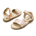 thumbnail image 7 of Old Soles Girls Tripelie Adjustable Leather Sandals, Copper \ Silver \ Pearlised Pink,29 EU (12 US) M US, 7 of 7