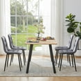 thumbnail image 6 of KATBOC Velvet Dining Chair Set of 4, Modern Upholstered Side Chair,Gray, 6 of 6