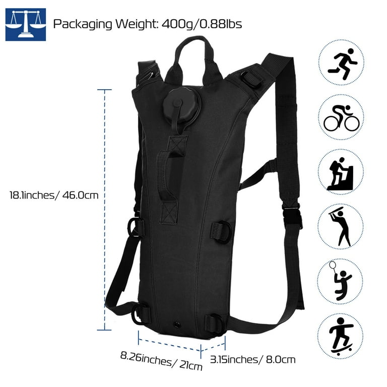 Adjustable Water Drink Bottle Holder For Waist Belt Tactical BackPack for  Hiking