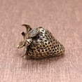 thumbnail image 2 of Pure Copper Sculptures Fruit Sculpture Strawberry Statue Crafts Small Ornaments, 2 of 5