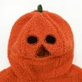 thumbnail image 6 of Halloween Yellow Oversized Sweatshirts for Women Women's Halloween Plush Hoodie Fall Winter Fashion 2024 Pumpkin Head Plush Holiday Sweatshirt Fuzzy Pullover Going Out Tops for Women, 6 of 6