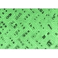 thumbnail image 1 of Ahgly Company Indoor Rectangle Abstract Emerald Green Modern Area Rugs, 7' x 9', 1 of 4