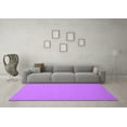 thumbnail image 3 of Ahgly Company Indoor Round Abstract Purple Contemporary Area Rugs, 7' Round, 3 of 4