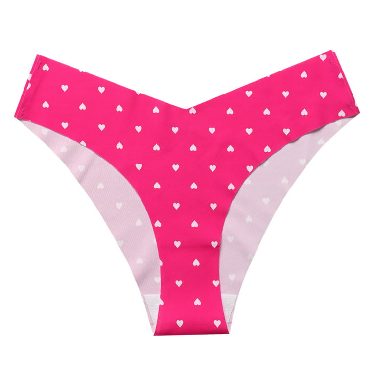 CAICJ98 Underwear Women Thongs and Women's Bikini Panties in Our Softest  Fabric Ever,Hot Pink