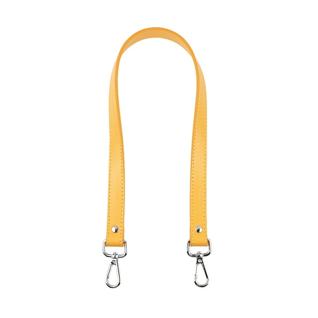 Toystoory Correa clásica para bolso de cuero PU multicolor y artesanía multicolor para correa para bolso de hombro Artesanía amarillo