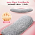 thumbnail image 2 of Period Heating Pad, Abdomen Heating Pad for Cramps, Cordless Belly Warmer Belt with 5 Level Heating, 4 Vibration Modes, 2 Timing, Adjustable Strap, 1800mAh Battery, Pink, 2 of 10