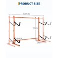 thumbnail image 3 of BeesClover Kayak Storage Rack, Heavy Duty 2-Kayak Stand for for Indoor and Outdoor Storage,Adjustable Freestanding Kayak Holder Stand, 3 of 8
