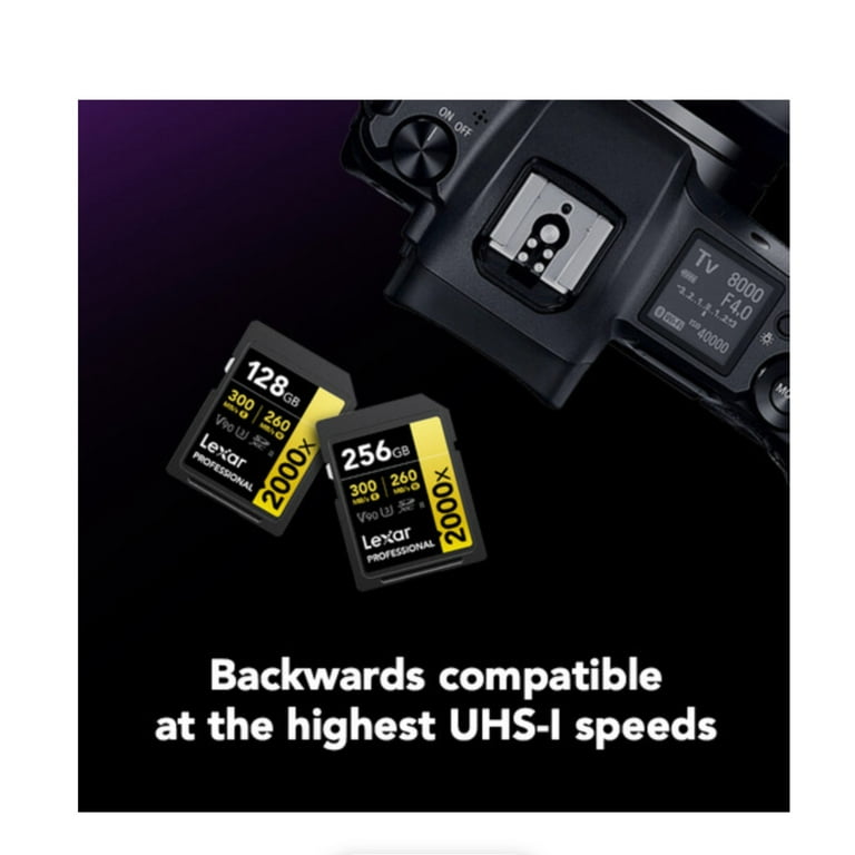 Lexar 256GB Professional SD Memory Card - High Speed Video Lexar 256GB Professional SD Memory Card - High Speed Video