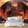 thumbnail image 2 of IDEA4WALL 6pcs Dark Evil Dragon Peel and Stick Wallpaper Removable Wall Murals Large Wall Stickers for Home Decoration, 100"x24", 2 of 5