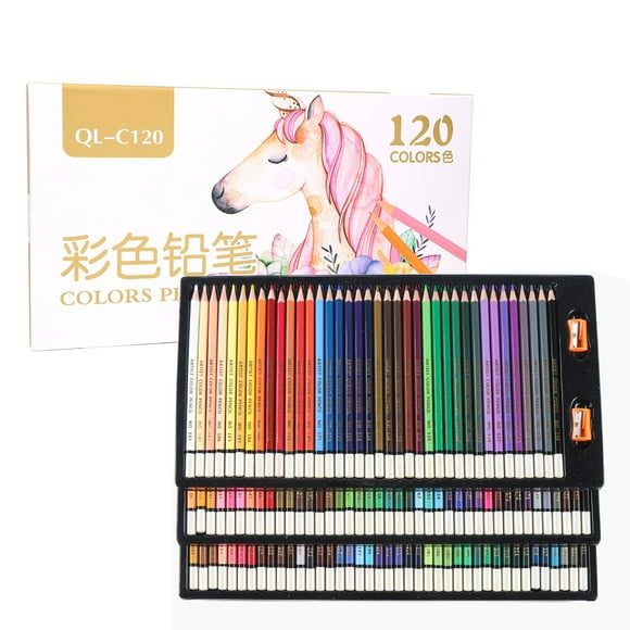 120 lápices de colores diferentes, lápices de dibujo para pintores y artistas, útiles escolares para bocetos