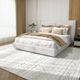 thumbnail image 2 of Nefoso 5ft x 8ft Area Rugs, Washable Area Rugs for Living Room Bedroom Home Decor, Non-Slip Carpet, Bohemian Geometric, Gray, 2 of 5