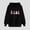 Black, variant on Women'S Christmas Hooded Cute Christmas Tree Print Sweatshirts Long Sleeved Loose Comfortable Fleece Hooded Tops Black L