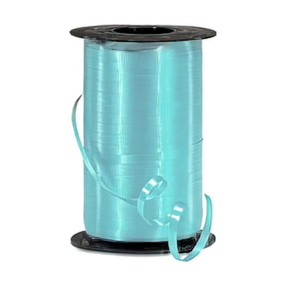Hilo Listón Curly 100m Liso Para Regalos y Globos Cinta Rizadora de Regalo, Lazos, Envoltura de Rega azul 100m