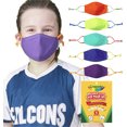 thumbnail image 1 of Masc. Facial Niños Crayola - Set de 5 Mascarillas Tela Reusable, Colores Geniales, Suministros Esc. Regreso, 1 of 1