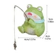 thumbnail image 2 of Zen Desktop Ornament For And Living Room Decorative Resin Frog Figurine For Stress And Aesthetic Appeal, 2 of 8