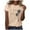 Pink, variant on TSADFHJI Sweatshirt for Women Long Ladies' Round Neck Casual T Shirt Fashion Print Short Sleeve Top Xl White