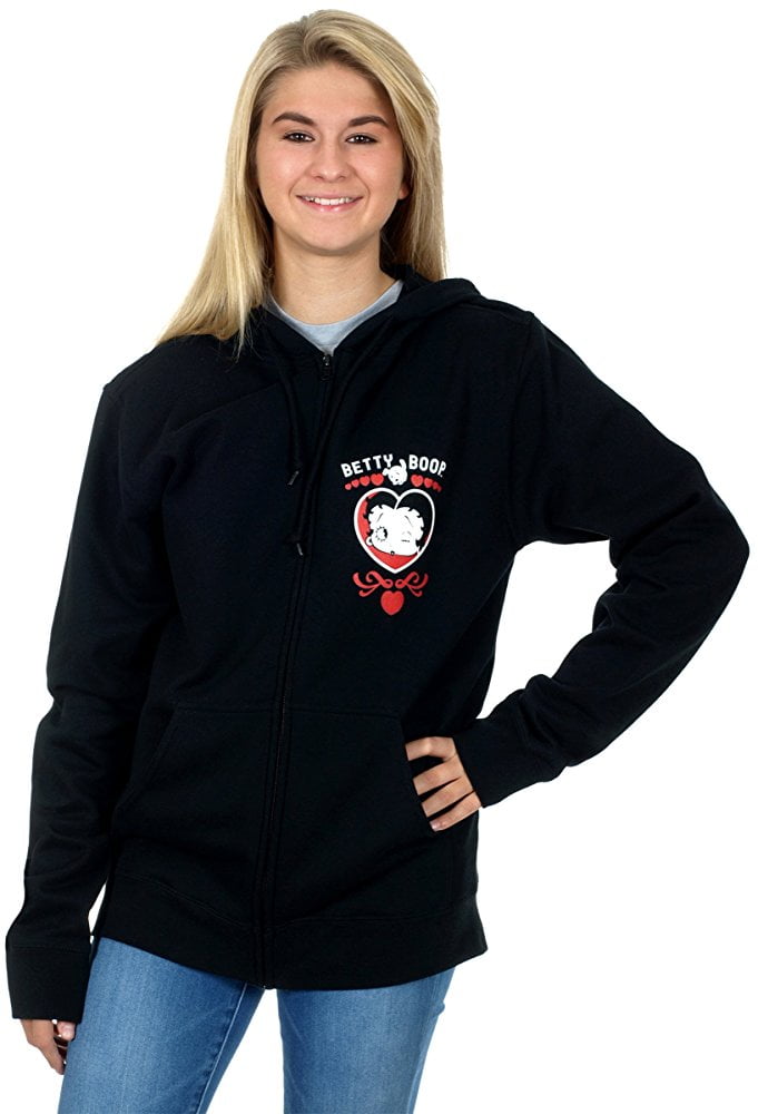 betty boop zip up hoodie