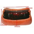 thumbnail image 3 of Fits Royal Enfield Classic Front Driver Rear Pillion Tan Colour Seat, 3 of 5