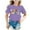 Purple, variant on Girls Casual Short Sleeve Printed Tee for School Season Fashion Round Neck Comfortable Top T-Shirts Kids Short Sleeve Crewneck Solid Basic Tees Casual Tops