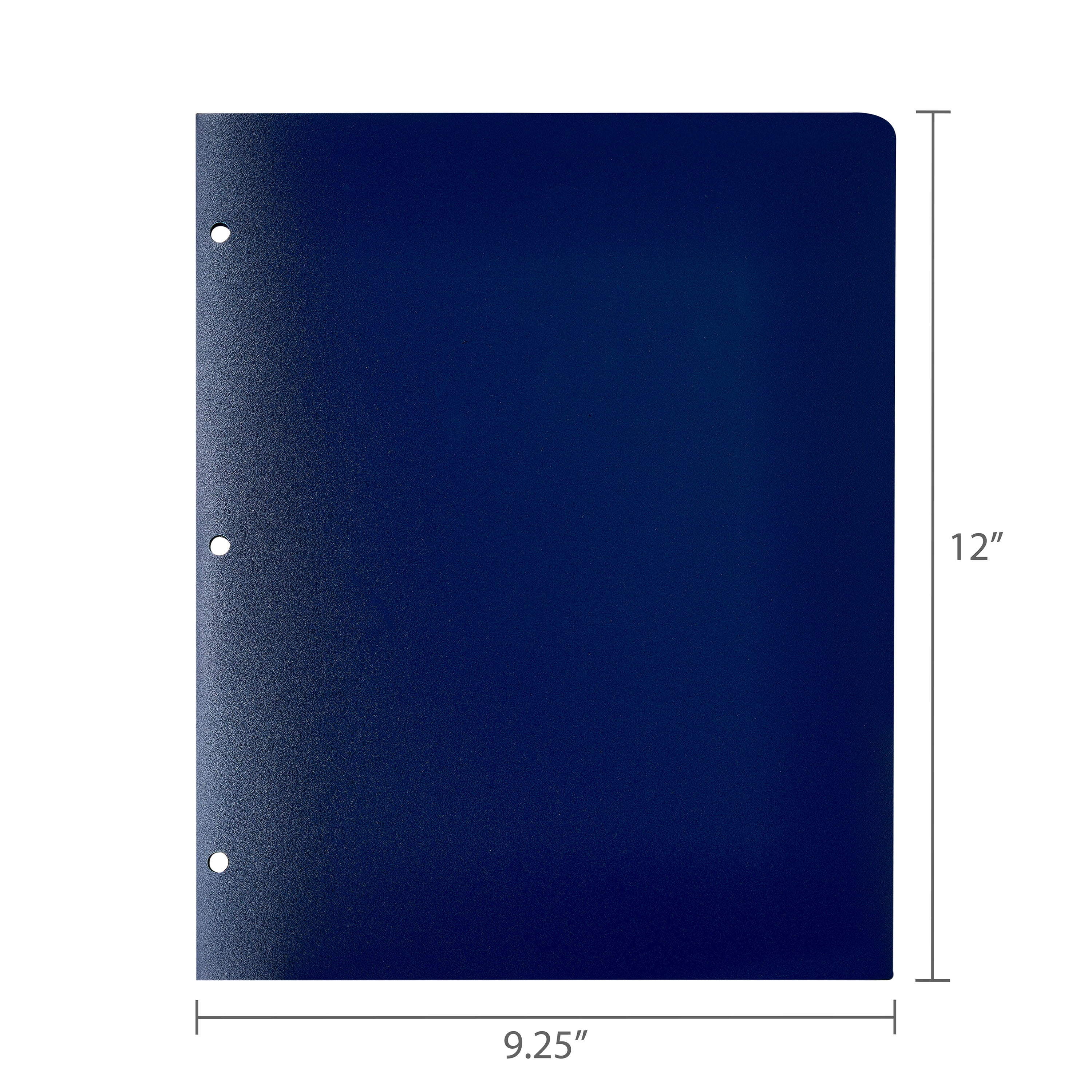 (19 pack) Pen+Gear 8-Pocket Poly Folder, 9.45" x 11.81", Blue