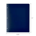 thumbnail image 6 of Pen+Gear 8-Pocket Poly Folder, 9.45" x 11.81", Blue, 6 of 6